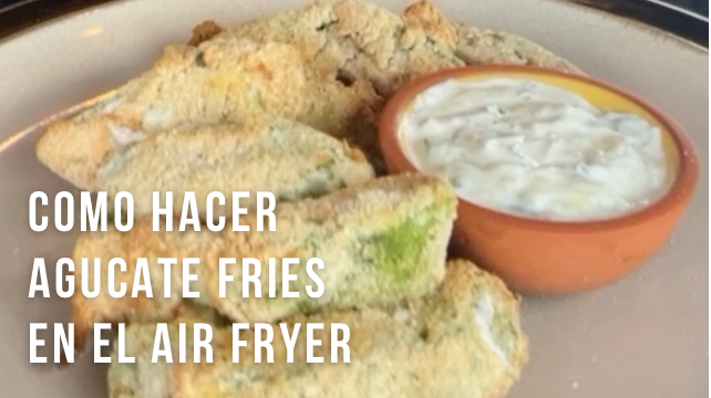 COMO HACER AGUACATE FRIES EN EL AIR FRYER