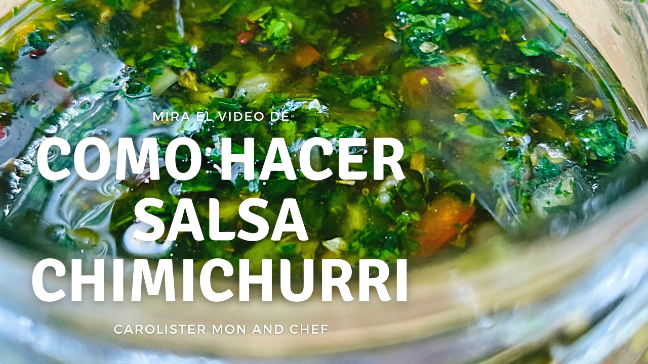 Salsa Chimichurri | Carolister Mom and Chef