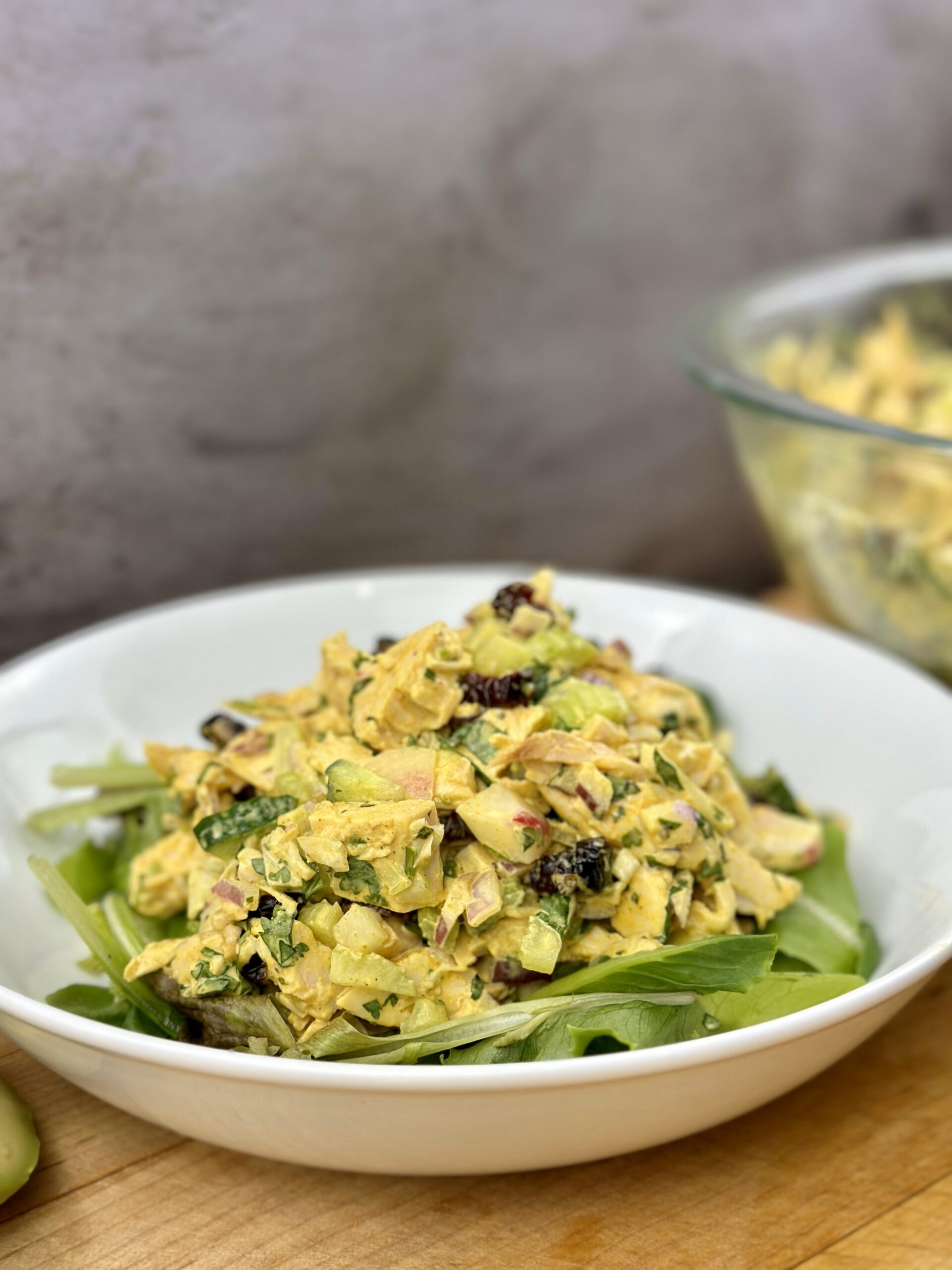 Fácil Ensalada De Pollo al Curry