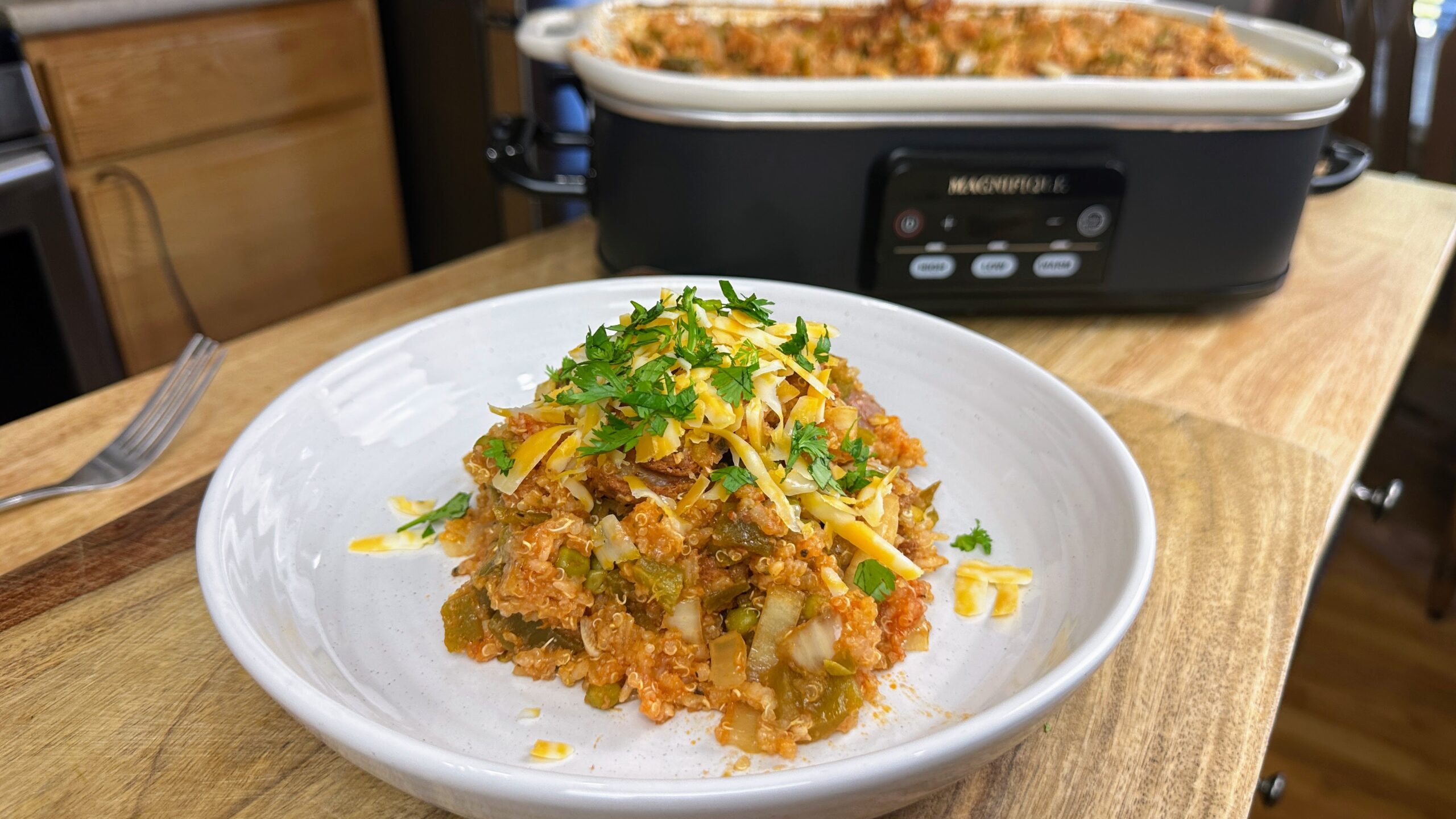 Cazuela de Pimentones Rellenos en la Olla de Cocción Lento | Slow Cooker