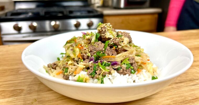 Bowl de Rollitos Primavera: Fácil, Rápido y Alto en Proteína